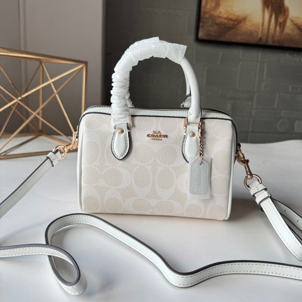 Coach Boston Pillow Bag Mini Tote Crossbody Bag